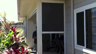 Zipscreen Fabric Awning Geared