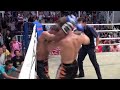 Alex (Tiger Muay Thai) wins a tough 5 round fight at Bangla Stadium