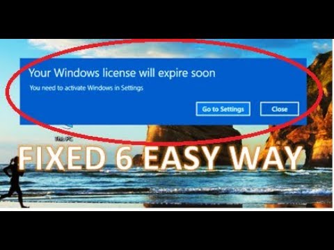 Your windows license will expire soon windows 10 Fix, 5 to 6 Easy way