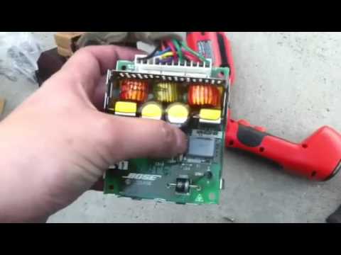 how to repair klipsch subwoofer amp