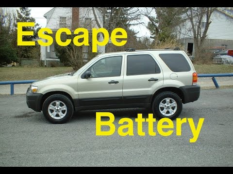 Ford Escape Battery Replacment 2006