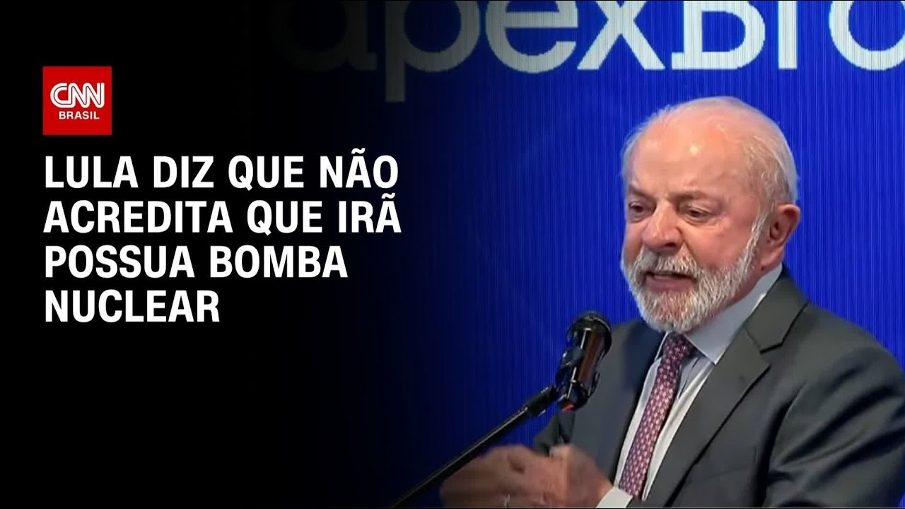 Lula diz não acreditar que Irã esteja preparando bomba atômica | BASTIDORES CNN
