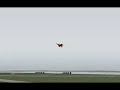 X-Plane F-18 Active doing a 180 Pugachev's Cobra