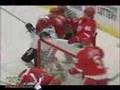 Ribeiro Slashes Osgood, Osgood Dives - May 10 08 - DET DAL