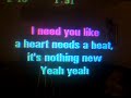 Timbaland Apologize  karaoke