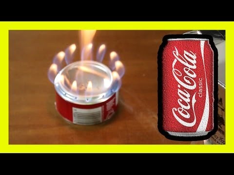Coke Can The Perfect Alcohol Stove cocacola + illy caffè