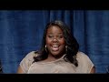 From PaleyFest 2010: Moderator Marc Malkin (E!Online) asks Co-Creator and Executive Producer Ryan Murphy about the work related injuries that occur on the set of Glee. Amber Riley and Kevin McHale talk about the spills they've taken in the wheelchairs. Ryan discusses the origins of Sue Sylvester's handicapable sister.