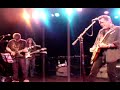 deacon frey performs the eagles' get over it at los angeles' roxy theater on april 11, 2008 with his father glenn frey backing.  the show was a benefit for the 