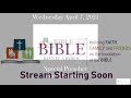 Wednesday April 7, 2021
