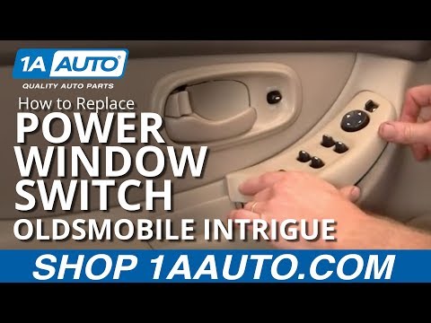 How To Install Replace Power Window Switch Oldsmobile Intrigue 98-02 1AAuto.com