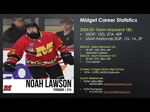 Noah Lawson 2024 2025