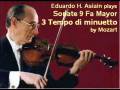 videos de Mozart - Sonate 09 Fa Mayor - 3 Tempo di minuetto