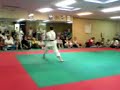 Ina performing Unsu kata in a representation Ina performing Unsu kata in a representation
