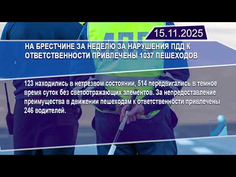 Новостная лента Телеканала Интекс 15.11.25.