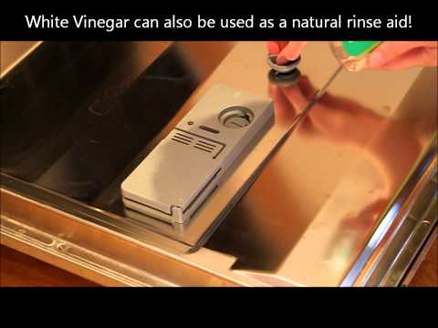 how to vinegar rinse a dishwasher