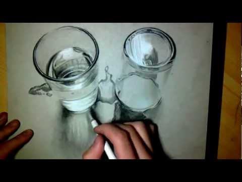 Crazy realistic Drawing 3D - Water/glass 2