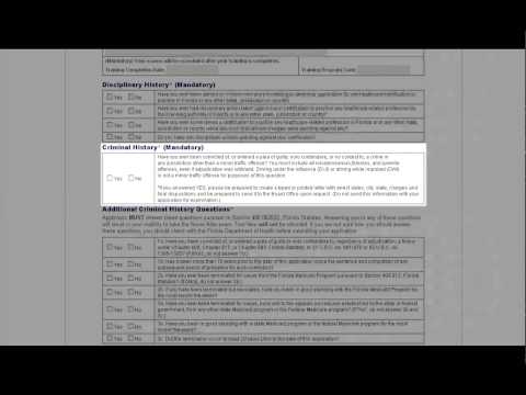 how to challenge the cna exam in fl