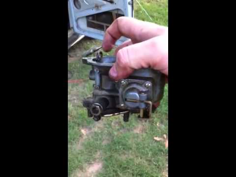 how to clean a carburetor vw bug