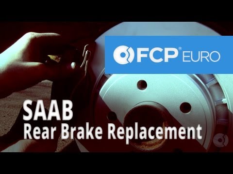 Saab Brake Replacement (9-5 Arc Rear Pads & Rotors) FCP Euro