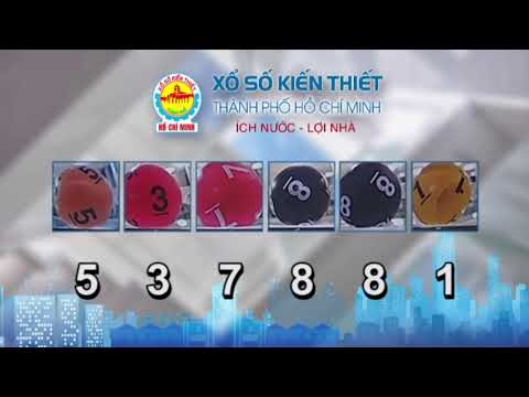 Xổ số kiến thiết TP.HCM || HTV1 || 04/8/2025