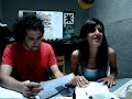 santiago ramos y guillermo romani realizan la columna fonica donde hablan sobre cultura rock  en el programa la barah�nda que se emite por 94.3 fm utn c�rdoba , argentina y la conducci�n esta a cargo de natalia elias