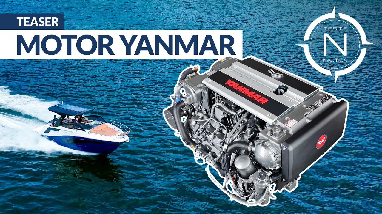 Teaser Motor Yanmar V8 Diesel de 370 hp | TESTE NÁUTICA