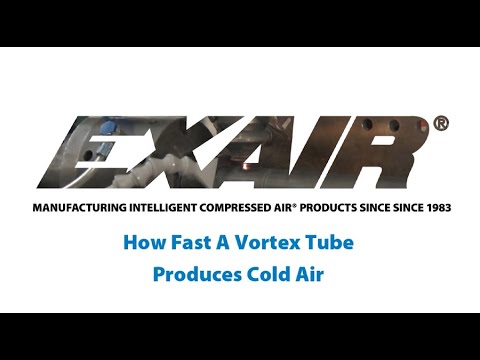 How Fast Does an EXAIR Vortex Tube Produce Cold Air?