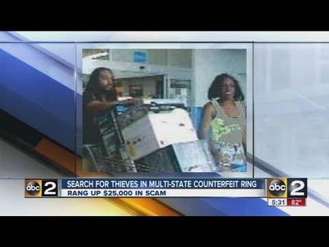 Counterfeit cash ring on statewide spending spree