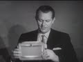 A commercial from the 1954 for RCA Victor radios. Please subscribe for more great videos! Please like, comment and favorite! --------------------------------------------------------------------------------------- RCA Records (originally The Victor Talking Machine Company, then RCA Victor) is one of the flagship labels of Sony Music Entertainment. The RCA initials stand for Radio Corporation of America (later renamed RCA Corporation), which was the parent corporation from 1929 to 1985 and a partner from 1985 to 1986. RCA's Canadian unit (formerly Berliner Gramophone Canada) is Sony's oldest label in Canada, as it was only one of two Canadian record labels to survive the Great Depression. RCA is the name of three different co-owned record labels. RCA Records is the pop music, rock music and country music label. RCA Victor is the blues music, world music, jazz, musicals and other musical genres which do not fit the pop music mold label. RCA Red Seal is the renowned classical music label with a reissue sub-label called RCA Gold Seal. Defunct labels include budget labels RCA Camden, RCA Victrola, RCA International, and RCA Italiana. Besides manufacturing records for themselves, RCA Victor also operated RCA Custom which was the leading record manufacturer for the independent labels. RCA operated three strategically located record manufacturing plants in the US and advertised overnight delivery to record distributors. RCA Custom also pressed record compilations for The Reader's <b>...</b>