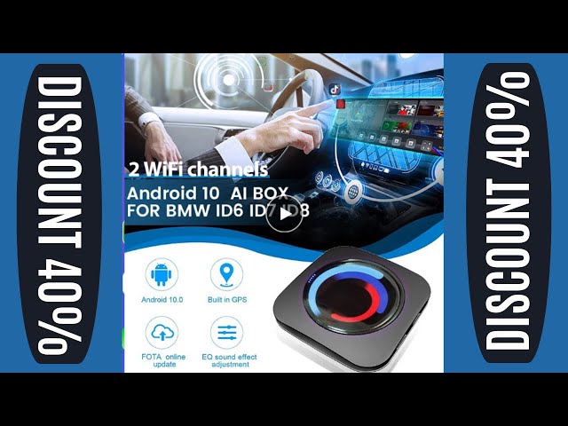 NEW Wireless Carplay AI BOX Android 10.0 4G+64G For BMW ID6 ID7 in General Electronics in Hope / Kent