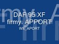 DAF 95XF Euro3 W8-APORT - Apport Transport bez granic