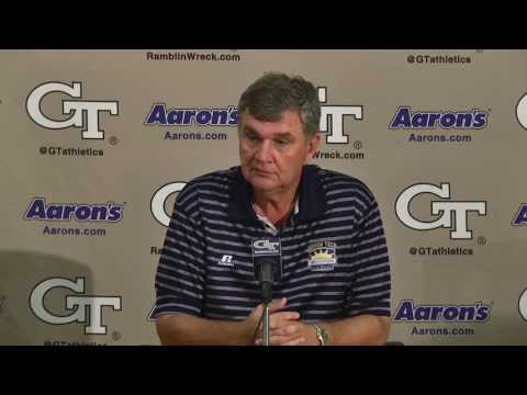 PAUL JOHNSON - Highlights of Georgia Tech head coach Paul Johnson weekly press conference on September 10, 2013 prior to facing Duke in Durham. The Jackets are 1-0 after de...