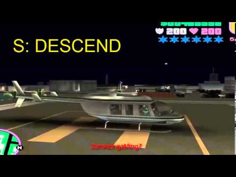 how to control gta vice city helicopter