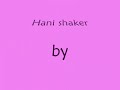 Hani chaker