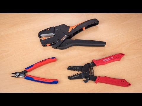 Seitenschneider, Abisolierzange & Crimpzange