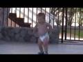 Cody dancing at 18 months old