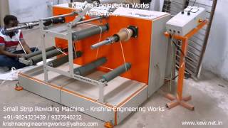 Pequeña Máquina el Rebobinar de la Tira – Krishna Engineering Works