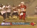 bakersfield college renegades quarterback dustin powell had to scramble and he kept getting out of tackles and went from one end of the field to the other. it was awesome!!!