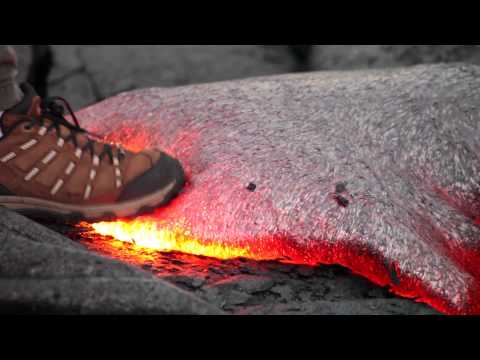 ¿Sabes qué sucede cuando caminas sobre lava?