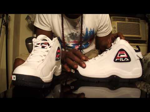 fila - HITBOYZ SNEAKER REVIEW OF THE (GRANT HILL) FILA 96 OLYMPICS// WHT,BLUE,RED COLOUR // SNEAKER WORN BY GRANT HILL IN 1996 OLYMPIC GAMES ATL.