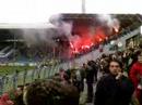 zeljo-sarajevo, 7.10.2007, podr?ka Husrefu, navijanje, baklj