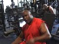 Bodybuilding Pro Shaun Tavenier training in a West Yorkshire gym