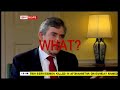 Gordon Brown squirms
