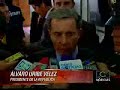 Uribe molesto por el uso del emblema CICR
