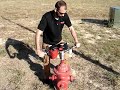 Exercising a fire hydrant with a Valve Boss 70