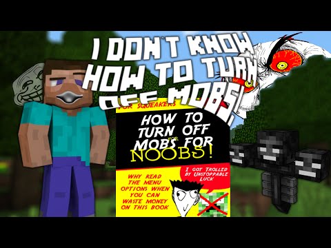how to turn mobs off in minecraft