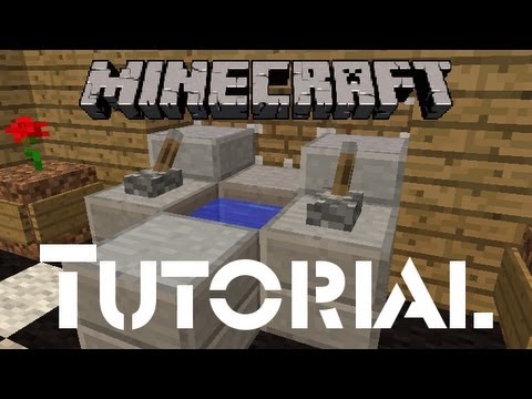 how to make a sink on minecraft