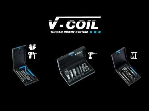 VC385 V-COIL rapid Kit Reparadores de Roscado para Taller M 6 – M 10 Video