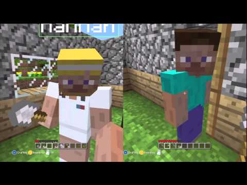 how to xbox 360 minecraft split screen