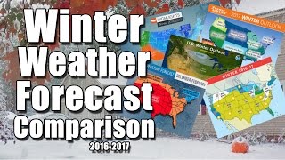2016-2017 winter forecast comparison